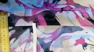 Кулиска для блузки из шифона. Пояс-кулиска.