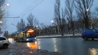 Троллейбус СВАРЗ-МАЗ 6275 на 4 маршруте (ЗАВОДСКОЙ РАЙОН)  г. Саратов
