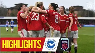 FA Womens Super League | Highlights | Brighton 0-2 Manchester United