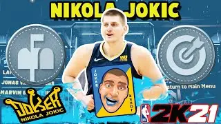 NBA 2K21 NIKOLA JOKIC BUILD - POST SCORING STRETCH BIG 3-LEVEL SCORER - 50 BADGES BEST CENTER BUILD