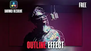 How to Create a Stunning Outline Effect in DaVinci Resolve | Free ✨🎬