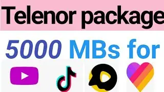 telenor snack video package || likee | Tiktok and youtube package weekly || All in one code