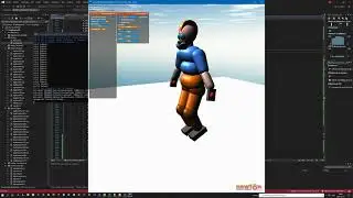 OrionX3D Newton Dynamics 4 Bipedal Quick Ik Effector test.
