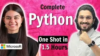 Python Tutorial for Beginners | Learn Python in 1.5 Hours