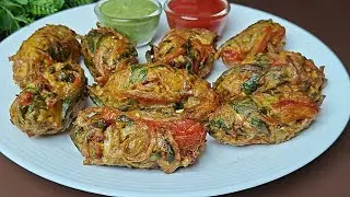 Egg Veg Pakoda | Monsoon Special Crispy Pakoda Snack  | Egg Pakora