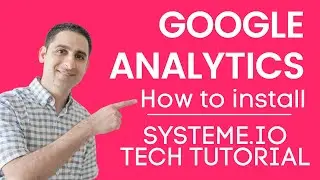 How to install Google Analytics with Systeme.io   🌍    [Tech Tutorial]