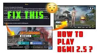 BGMI Launch | How to login into bgmi ? | Login now and Play BGMI V2.5 Now | May 29 Update | Server