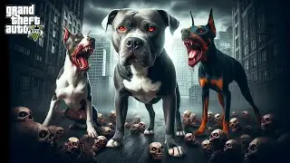 PİTBULL TERMİNATÖR İÇİN HER ŞEYİN SONU! İKİZ DOBERMAN'LA DÖVÜŞ! - GTA 5