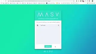 MASV File Sending Workflow