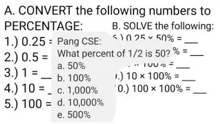 How to Convert Numbers to Percentage?