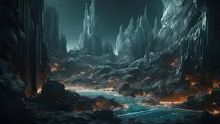 Space Fantasy Music - Crystal Planet | Dark, Sci-fi