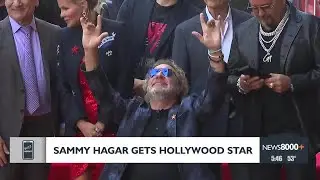 Van Halen frontman Sammy Hagar gets star on Hollywood Walk of Fame