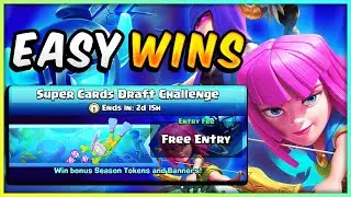 SUPER CARDS DRAFT CHALLENGE in CLASH ROYALE!
