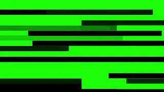 FREE Horizontal Green Screen Bars - Irregularity - Loop Effect Overlay