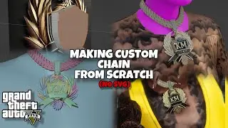 Making A Custom Chain From Scratch Without Using SVG In GTA 5 RP (FiveM) | Blender 3D Modeling