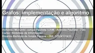 Grafos - implementação e algoritmo