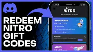 How To Redeem NITRO Gift Codes On Discord! (Mobile)