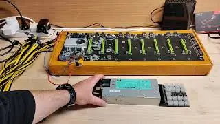 Ethereum mining on a tight budget - BTC - D37 - 8 GPU - what to get - where to get it - Entire setup