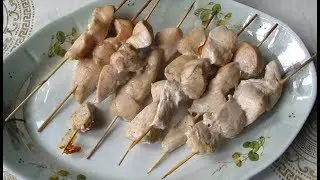 Шашлык из курицы духовке