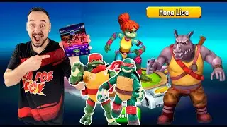 НОВЫЕ БОЙЦЫ: РОКСТЕДИ И МОНА ЛИЗА! ПАПА РОБ И ЧЕРЕПАШКИ-НИНДЗЯ: TMNT MUTANT MADNESS!