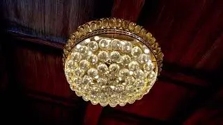 Chandelier | Gold Crystal Decorative Ceiling Lamp | Check Description Below