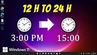 How to Change Time to 24 Hour Format From 12 Hour In Windows 11