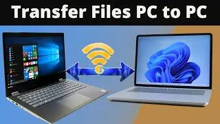 Fast & Easy File Transfer Between PCs Using WiFi on Windows