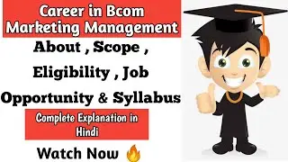 Bcom in Marketing Management | Career in Bcom Hons | Bcom in Marketing Hons ||