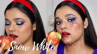 SNOW WHITE POISONED MAKEUP TUTORIAL! HALLOWEEN 2020 | Raina Jain