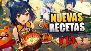 LOCALIZACIÓN DE LAS NUEVAS RECETAS v1.3 - UBICACIÓN | GENSHIN IMPACT