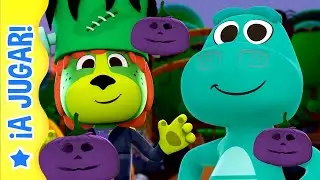 #Halloween! ¡A Jugar y Bailar con Los Animales del Zoo! ¿Quién es Más Grande y Pequeño?🎃 A JUGAR
