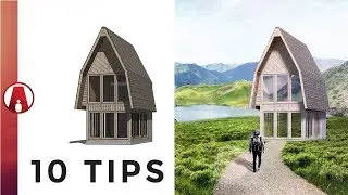 10 Tips for Architectural Renderings in Photoshop