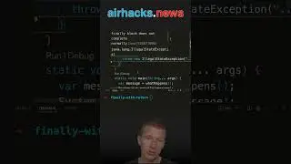 Return or Finally? #java #shorts #coding #airhacks