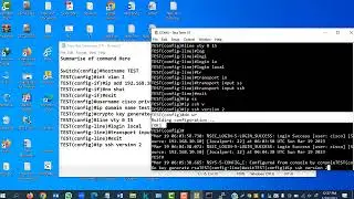 How to configure ssh password in cisco switch or router