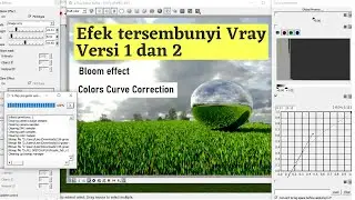 Render Rumput Vray sketchup ( Bloom Effect )