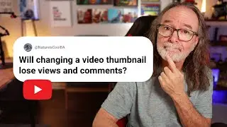 Does changing a YouTube thumbnail delete views and comments?