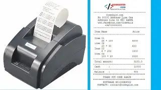 invoice/ bill receipt design and printing system - change bill/invoice using dynamic data in java