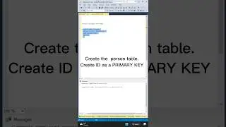 Create the table's PRIMARY KEY in Microsoft SQL Server Management  Studio 