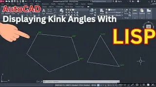 PLKangles LISP: Display and Check Kink Angles in AutoCAD Polylines