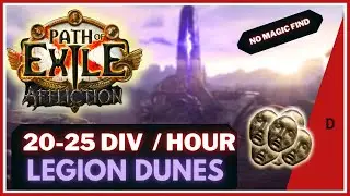 Farming Headhunter in 2 Hours: Legion Dunes Are 20-25 Div per Hour - Path of Exile 3.23 Affliction