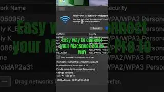 Easy way to connect your MacBook Pro to WiFi 