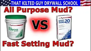 All Purpose Joint Compound or Fast Setting Mud?  Which do you need and when?