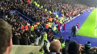 Claudio Bravo vs Mahrez penalti Reaction Fans [King Power Stadium]