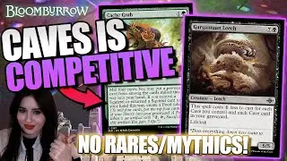 This ZERO RARE Cave deck beats up META DECKS!😱Budget Standard MTG Gameplay & Deck Tech