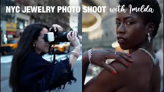 Grand Central NYC Jewelry Photo Shoot BTS Video with Imelda Bell