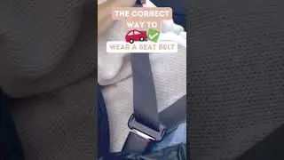 The CORRECT WAY to Wear a Car Seat Belt in Pregnancy😘#shorts