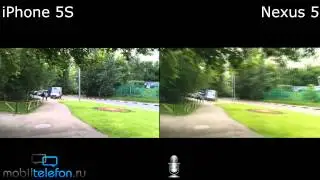 LG Nexus 5 vs iPhone 5S: сравнение видеокамер (camera test)