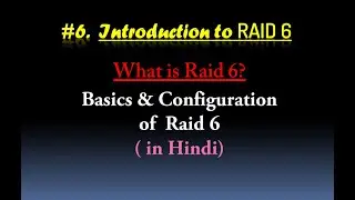 How to Configure RAID Level 6 In RHEL/CentOS in Hindi || RAID Level 6 Configuration in Hindi