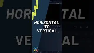 DaVinci Resolve: Change from Horizontal to Vertical Video