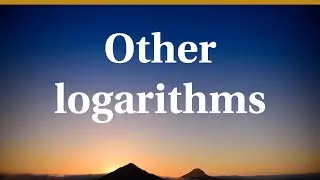 Other logarithms